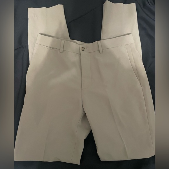 Zara slim fit suit pants color beige - Picture 3 of 6